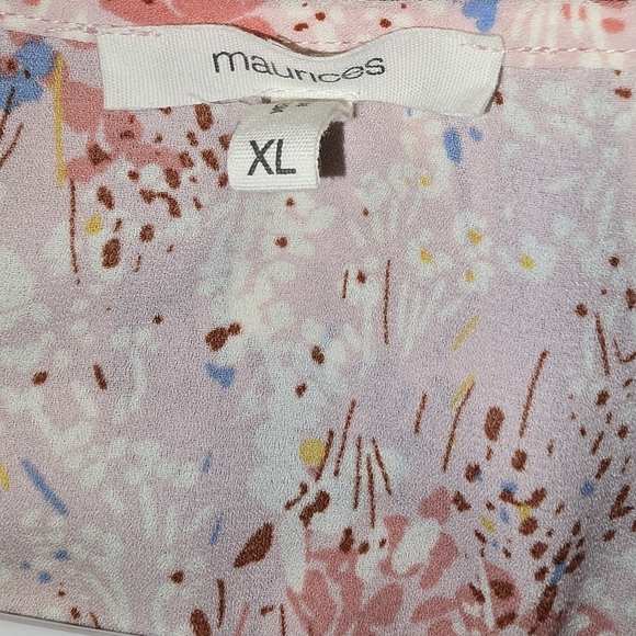 Pink patterned blouse - Picture 4 of 4